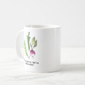 Erbsen und Veggie Die besten Freunde Pub Kaffeetasse (Vorderseite Links)