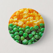 Erbsen und Zuckermais Button (Vorderseite)