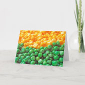 Erbsen und Zuckermais Karte (Vorderseite)