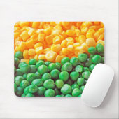 Erbsen und Zuckermais Mousepad (Mit Mouse)