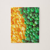 Erbsen und Zuckermais Puzzle (Vertikal)