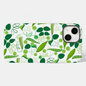 Erbsenmuster 01.bw. Case-Mate iPhone hülle (Rückseite (Horizontal))