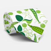 Erbsenmuster 01.bw. krawatte (Gerollt)