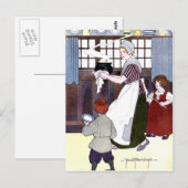 Erbsenpudding Heiße Postkarte (Vorne/Hinten)
