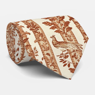 Erbstück-Henne-Blumenstreifen-Toile-Muster Krawatte