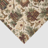 Erbstück-Weihnachtsbibliothek Seidenpapier (Detail)