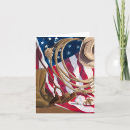 ErbWestern-Amerikaner Notecard durch Tiffany Halle Karte