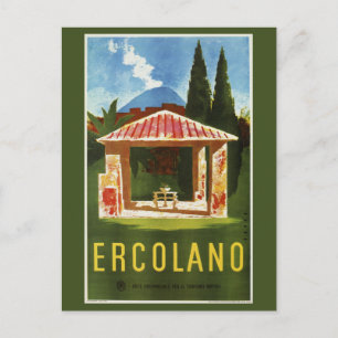 Ercolano Neapel Italien Sommer Reise Werbung Postkarte
