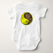 Erd-Affe Baby Strampler (Rückseite)