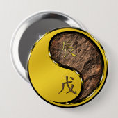 Erd-Drache Button (Vorne & Hinten)