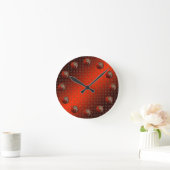 Erd-Drache Runde Wanduhr (Zuhause)