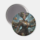 Erd-Elementarwesen Magnet (Vorderseite/Rückseite)