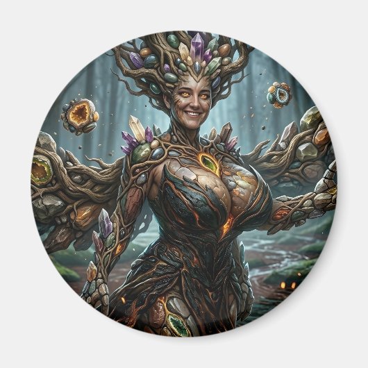 Erd-Elementarwesen Magnet (Vorne)