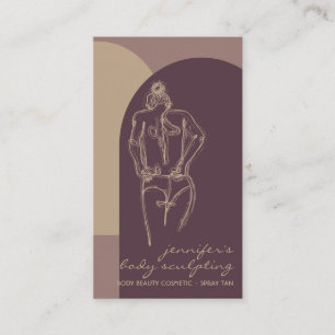 Erd-Farb-Sculpting-Contouring-Spray-Tan-Salon Visitenkarte