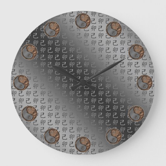 Erd-Hase Große Wanduhr (Vorderseite)