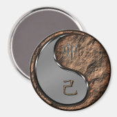 Erd-Hase Magnet (Vorderseite/Rückseite)