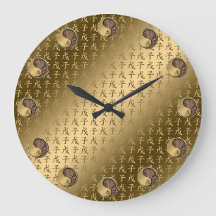 Erd-Ratte Große Wanduhr