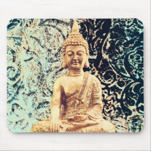 Erd-Sitzender Buddha Eleganter Zen-Erleuchtung Mousepad