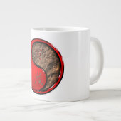 Erd-Tiger Jumbo-Tasse (Vorderseite Rechts)