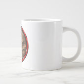 Erd-Tiger Jumbo-Tasse (Rechts)