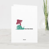 Erd-und Himmel-Gruß-Karte Karte (Rückseite)