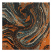 Erdabstraktion Poster (Vorderseite)