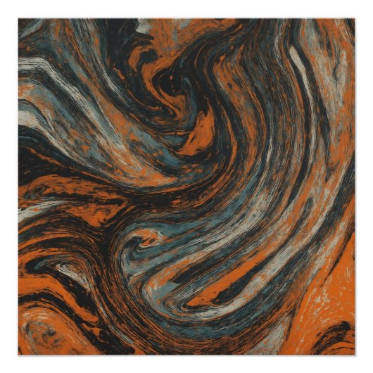 Erdabstraktion Poster (Vorderseite)