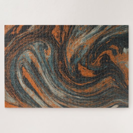 Erdabstraktion Puzzle (Horizontal)