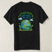 Erdansprache: Ein Aufruf zum Schutz T-Shirt (Design Rückseite)