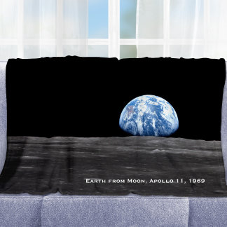 Erdaufstieg über dem Mond, Apollo 11, 1969 Fleecedecke
