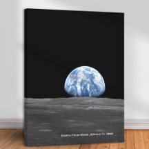 Erdaufstieg über dem Mond, Apollo 11, 1969
