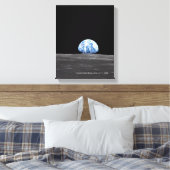 Erdaufstieg über dem Mond, Apollo 11, 1969 Leinwanddruck (Insitu (Schlafzimmer))