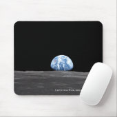 Erdaufstieg über dem Mond, Apollo 11, 1969 Mousepad (Mit Mouse)