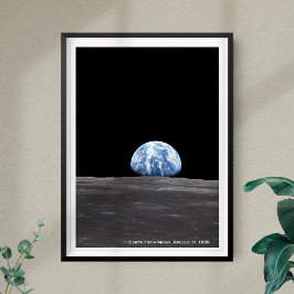 Erdaufstieg über dem Mond, Apollo 11, 1969 Poster