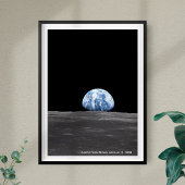 Erdaufstieg über dem Mond, Apollo 11, 1969 Poster