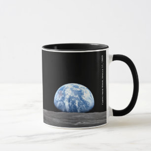 Erdaufstieg über dem Mond, Apollo 11, 1969 Tasse