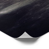 Erdaufstieg über dem Mond, gesehen von Apollo 10 Poster (Ecke)