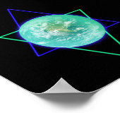 Erdausrichtung Sigil Poster (Ecke)