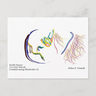 Erdball Postkarte