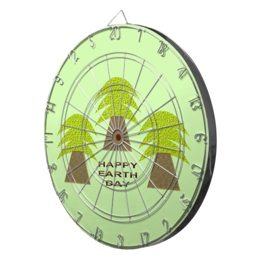 Erdbaume Dartscheibe (Vorderseite rechts)