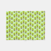 Erdbaume Fleecedecke (Vorderseite (Horizontal))