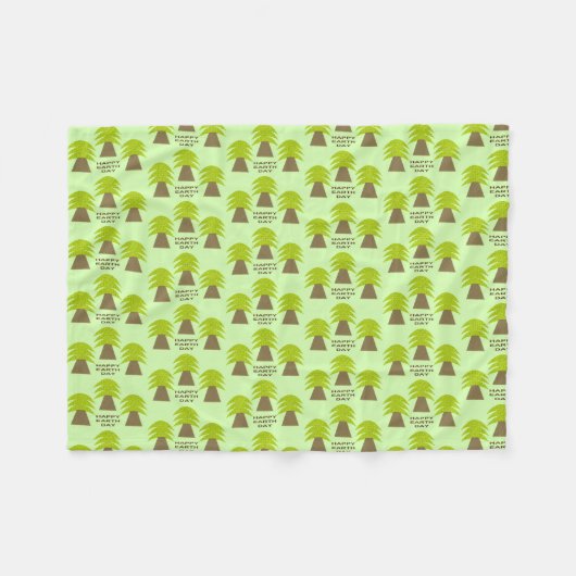 Erdbaume Fleecedecke (Vorderseite (Horizontal))