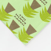 Erdbaume Fleecedecke (Ecke)