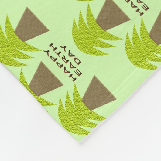 Erdbaume Fleecedecke (Ecke)