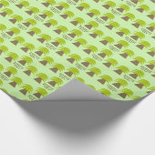 Erdbaume Geschenkpapier (Ecke)