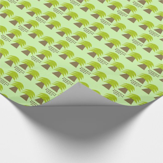 Erdbaume Geschenkpapier (Ecke)