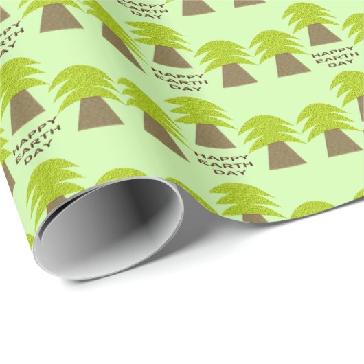 Erdbaume Geschenkpapier (Rolleneckpunkt)