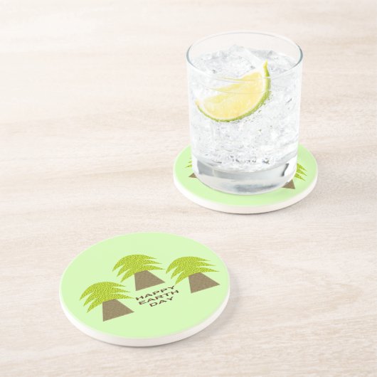 Erdbaume Getränkeuntersetzer (Seite)