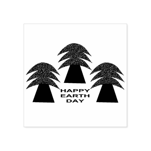 Erdbaume Gummistempel (Prägung)