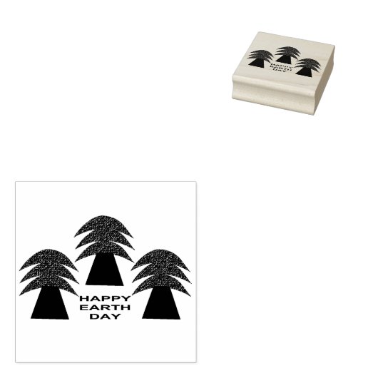 Erdbaume Gummistempel (Stempel)